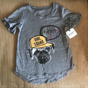 Pug interactive sequins shirt